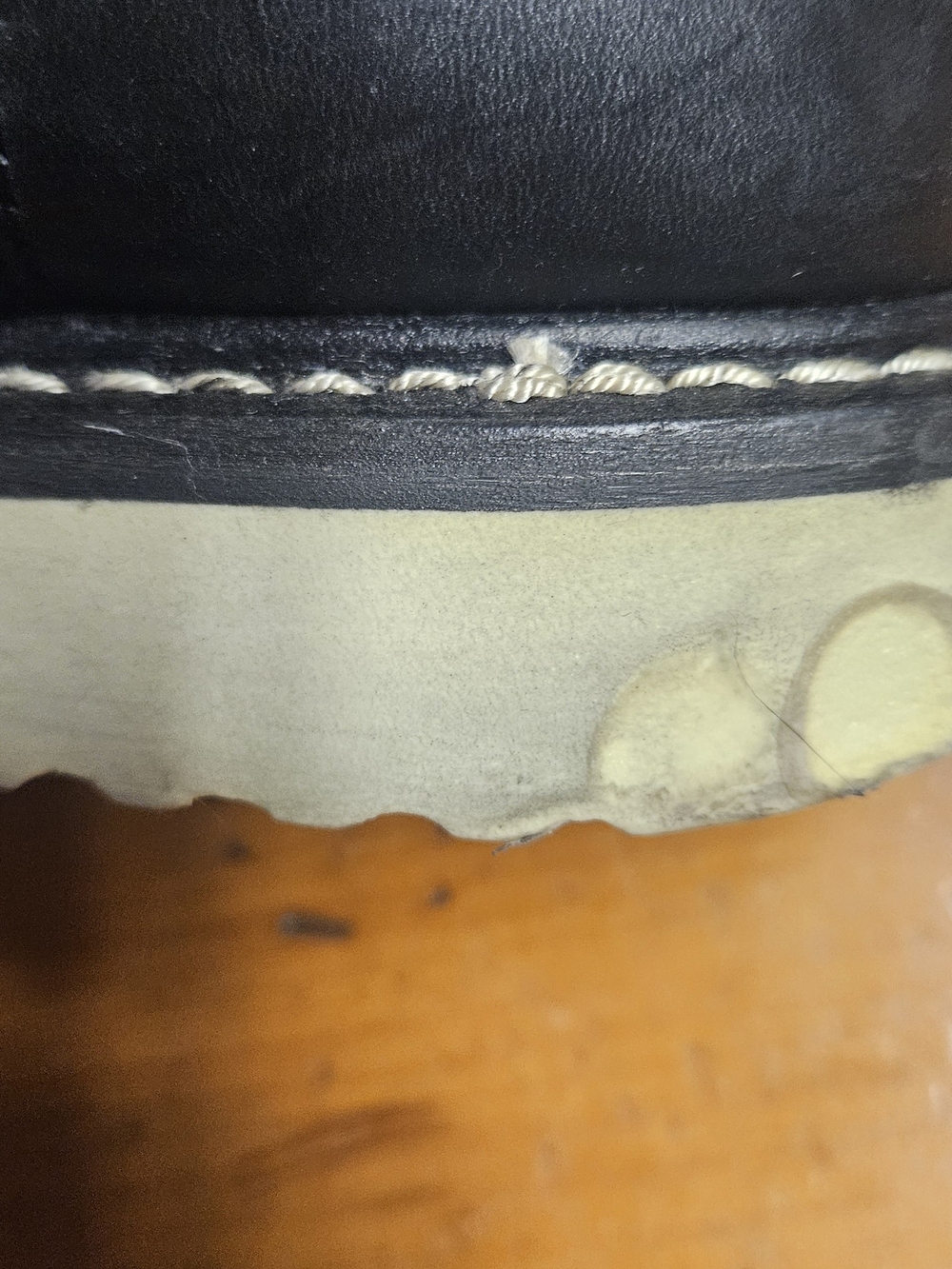 Harley-Davidson Darton Womens Black Leather Lace-Up Riding Boots with White Sole - Picture 4 of 5